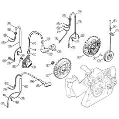 Genuine Stihl 026 PRO / G - Ignition system