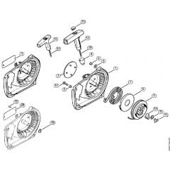 Genuine Stihl 026 PRO / H - Rewind starter