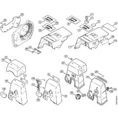 Genuine Stihl 026 PRO / P - Shroud, Carburetor box cover