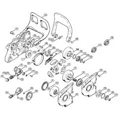 Genuine Stihl 028 WB / G - Oil pump, Chain brake