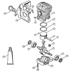 Genuine Stihl 029 / B - Cylinder 039