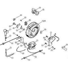 Genuine Stihl 031 / D - Ignition armature, Flywheel