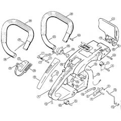 Genuine Stihl 032 AV / J - Handle frame