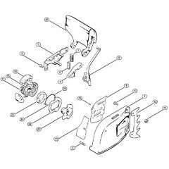 Genuine Stihl 032 AV / L - Chain brake with isolating clutch