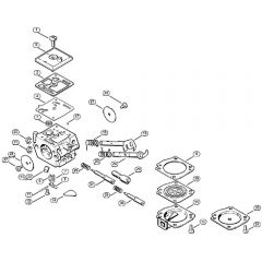 Genuine Stihl 034 / N - Carburetor C3A-S31