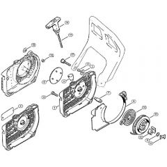 Genuine Stihl 036 QS / J - Rewind starter