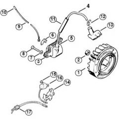 Genuine Stihl 038 / F - Ignition system