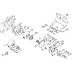 Genuine Stihl 038 M / E - Clutch