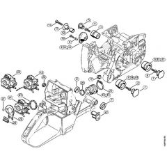 Genuine Stihl 044 C / K - AV system