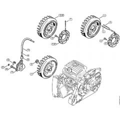 Genuine Stihl 046 C / F - Ignition system