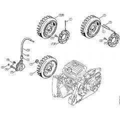 Genuine Stihl 046 / F - Ignition system