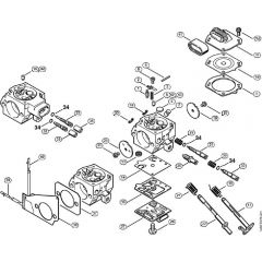 Genuine Stihl 046 / L - Carburetor HD-14, HD-16, HD-24