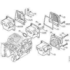 Genuine Stihl 046 Magnum / C - Muffler