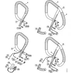 Genuine Stihl 046 Magnum / O - Handlebar, Heating element