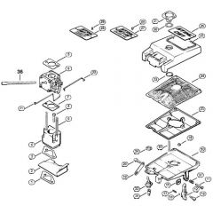 Genuine Stihl 051 / H - Filter housing, Air filter