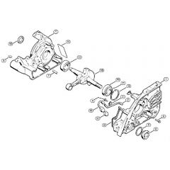 Genuine Stihl 056 / A - Crankcase, Crankshaft