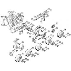 Genuine Stihl 066 / D - Oil pump, Clutch