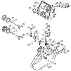 Genuine Stihl 066 / K - Tank housing