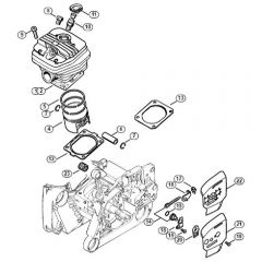 Genuine Stihl 066 M / B - Cylinder