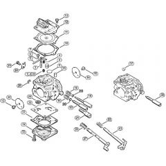 Genuine Stihl 066 M / O - Carburetor WJ-65, WJ-67, WJ-76