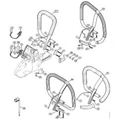 Genuine Stihl 066 / N - Handlebar (Heating)