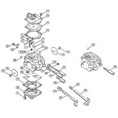 Genuine Stihl 066 / O - Carburetor WJ-65, WJ-67, WJ-76