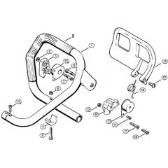 Genuine Stihl 070 / M - Handlebar