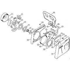 Genuine Stihl 075 AVE / D - Chain brake, Chain sprocket cover