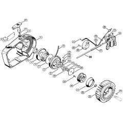 Genuine Stihl 075 AVE / E - Rewind starter, Ignition system