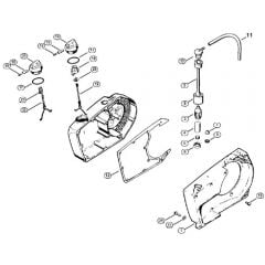 Genuine Stihl 075 AVE / F - Fan housing