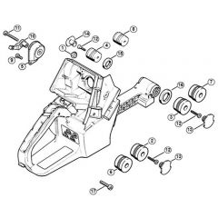 Genuine Stihl 088 / J - AV system