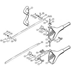 Genuine Stihl 088 / N - Helper's handle, Chain scabbard