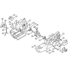 Genuine Stihl 08 SEQ / A - Crankcase