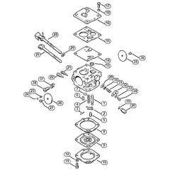 Genuine Stihl 08 SEQ / S - Carburetor IVH8 Brosol  X 27 526 677