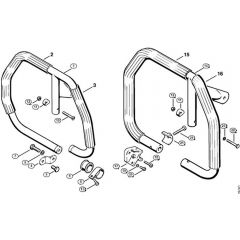 Genuine Stihl 090 AV / N - Wrap around handle