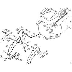 Genuine Stihl 090 / M - Handle