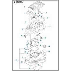 Flymo 1200R -  - Robot Mower Chassis Upper