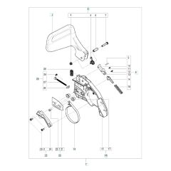 Husqvarna 120 - Chain Brake