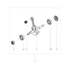 Husqvarna 120 - Crankshaft