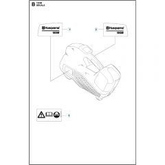 Husqvarna 120iB Decals