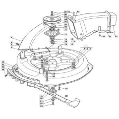 1228H - 2003 - 13-2642-13 - Mountfield Ride On Mower 72cm Deck Diagram