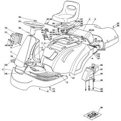 1228H - 2003 - 13-2642-13 - Mountfield Ride On Mower Body Diagram