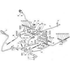 1228H - 2003 - 13-2642-13 - Mountfield Ride On Mower Controls Diagram