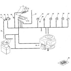 1228H - 2003 - 13-2642-13 - Mountfield Ride On Mower Electrics Diagram