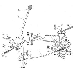 1228H - 2003 - 13-2642-13 - Mountfield Ride On Mower Engagement Diagram