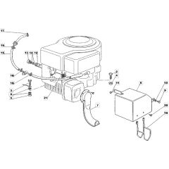 1228H - 2003 - 13-2642-13 - Mountfield Ride On Mower Engine Diagram