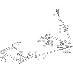 1228H - 2004 - 13-2642-14 - Mountfield Ride On Mower Deck Lifting Diagram