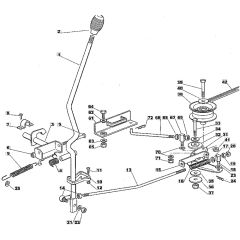 1228H - 2005-2007 - 13-2642-15 - Mountfield Ride On Mower Engagement Diagram