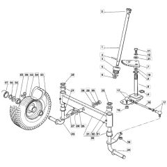 1228H - 2005-2007 - 13-2642-15 - Mountfield Ride On Mower Steering Diagram