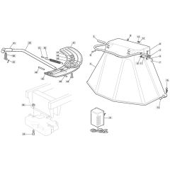 1228H - 2008 - 299991233/M08 - Mountfield Ride On Mower Options Diagram